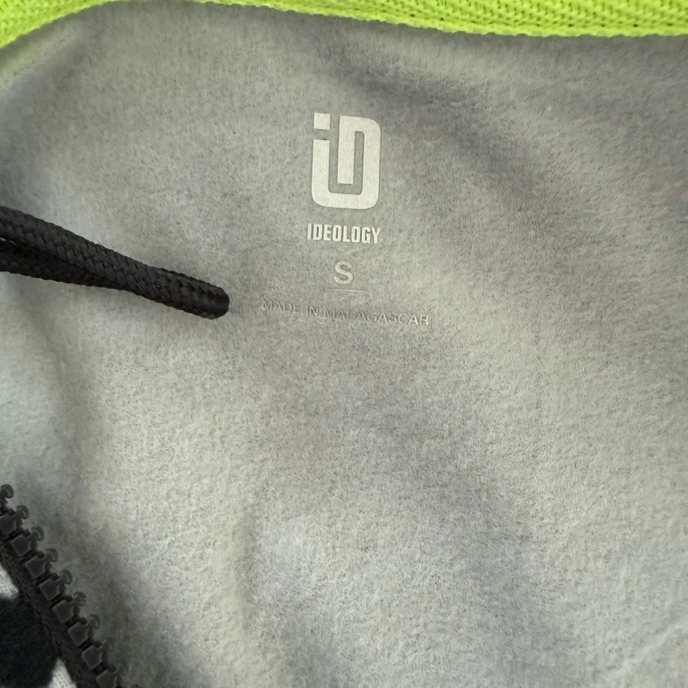 Ideology Animal Print Full Zip Fleece Hoodie Jacket NWT Size S - Picture 6 of 8